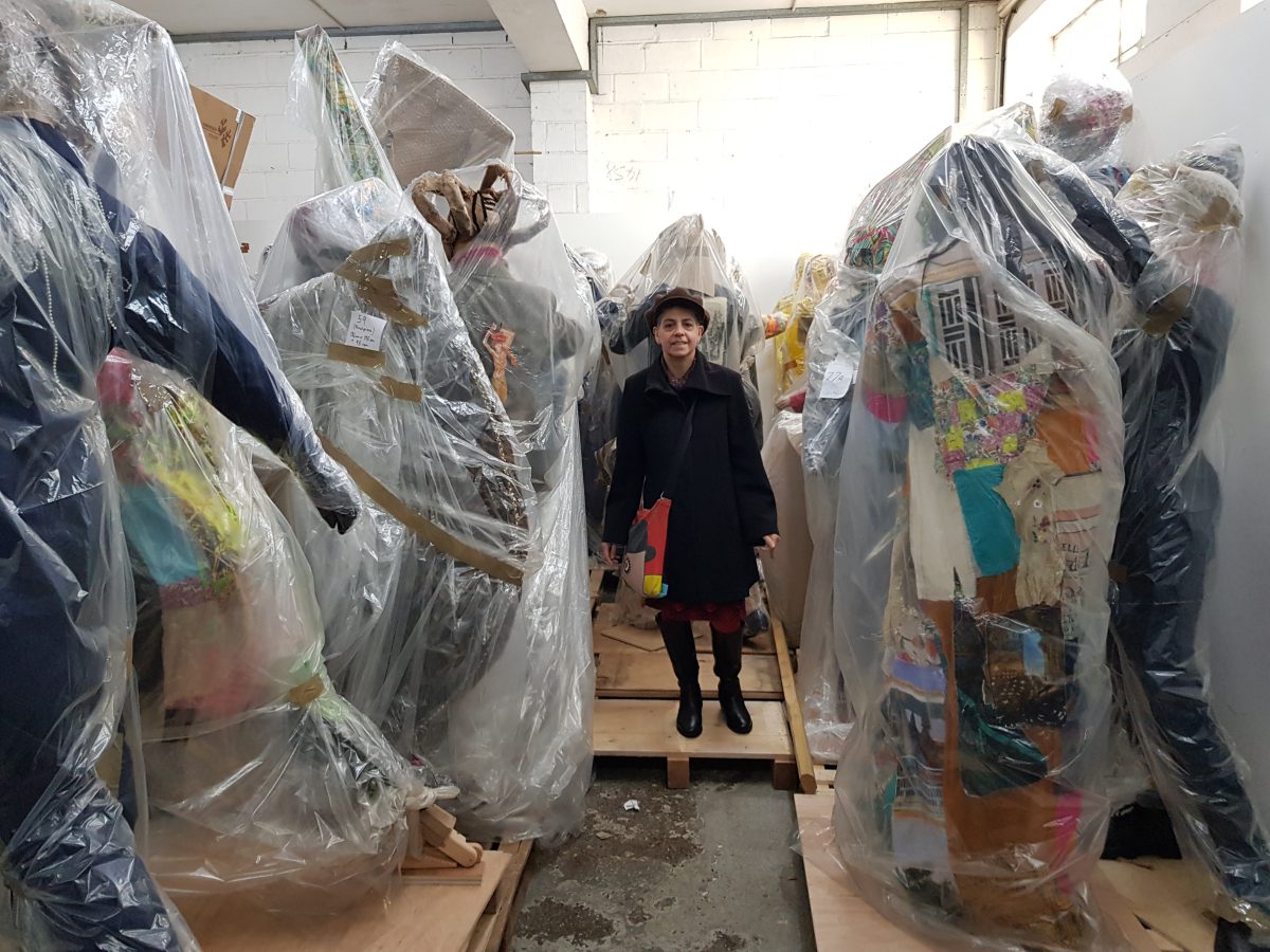 Storage during production of The Procession