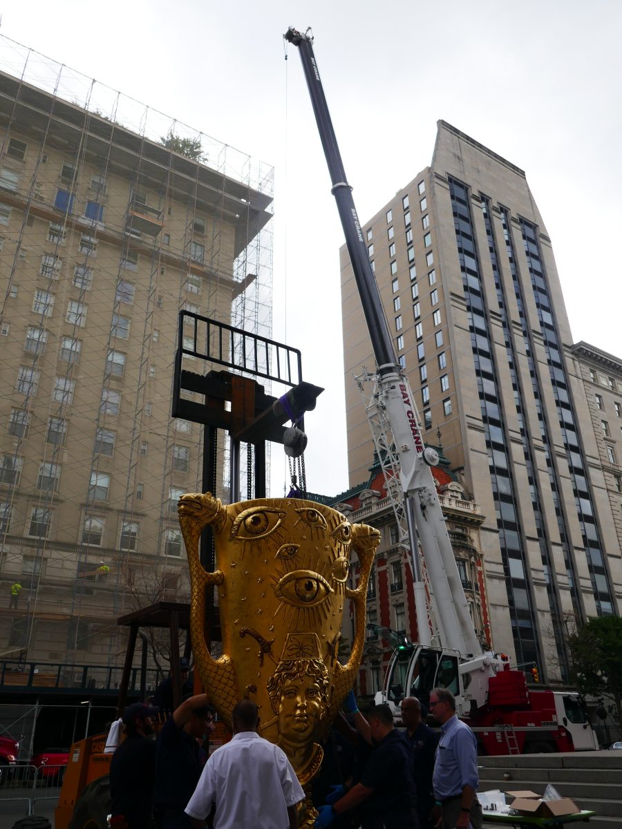 Installation of 'Gilt' at The Metropolitan Museum