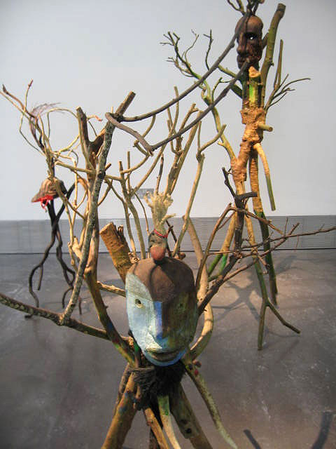 Detail of The Mask of Bushie Spencer Junior 2002.