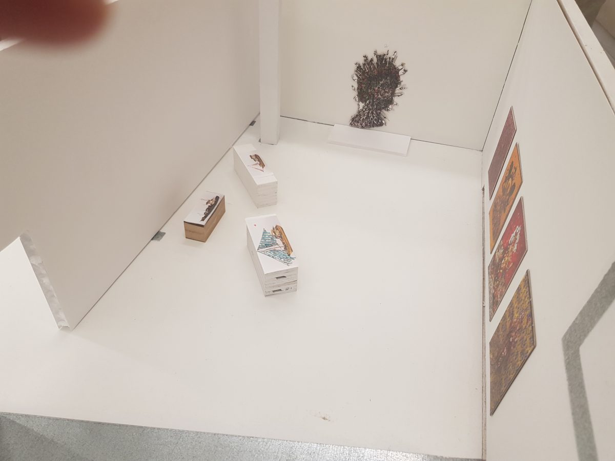 model of part of installation of 'Passages'