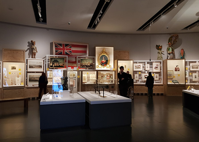 photo of installation of exhibition What have we here?