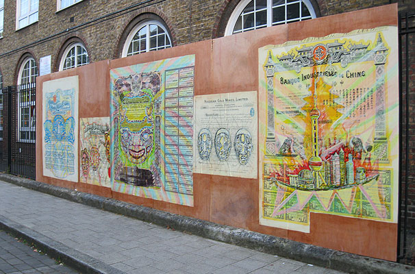 Details of Gold Standard by Hew Locke, Old Tide Mill School